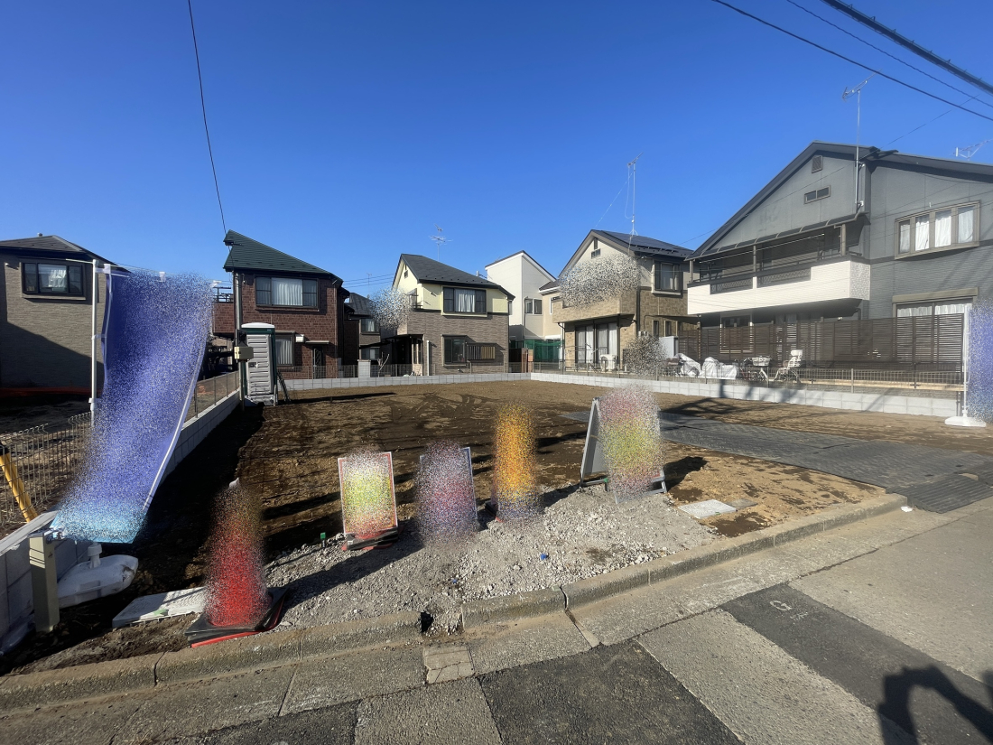 �O�ʓ��H�܂ތ��n�ʐ^ -